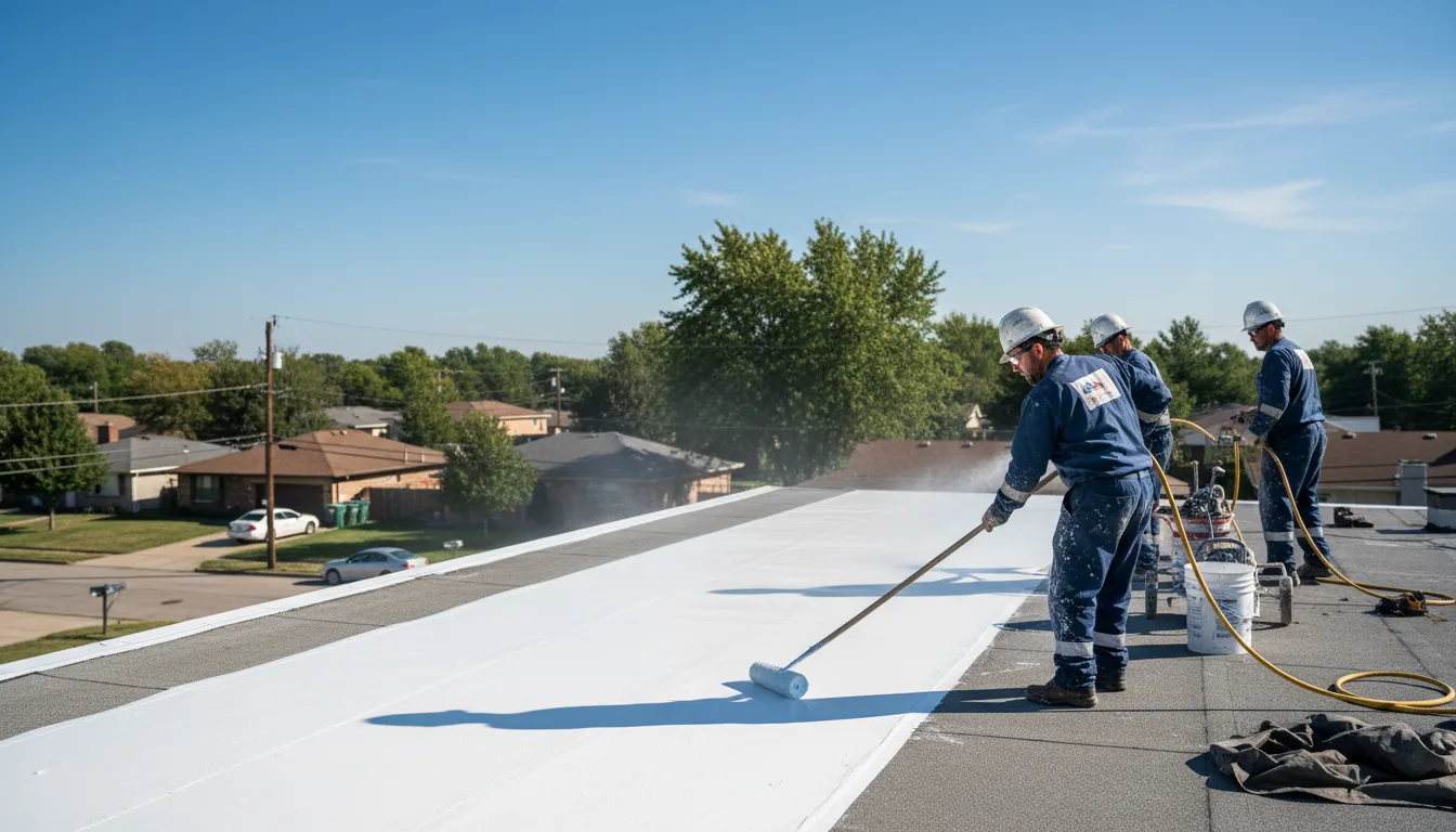 Commercial roof coating in Rancho Santa Fe, CA near me